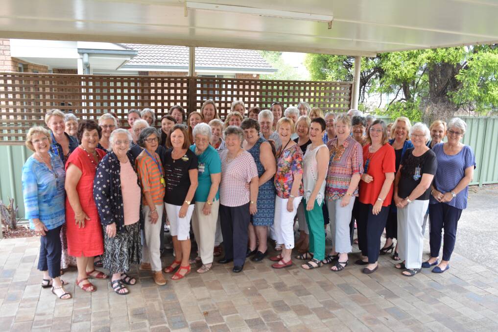 Mid North Coast CWA members have a bit of fun during recent council meeting held in Gloucester. Photo Anne Keen
