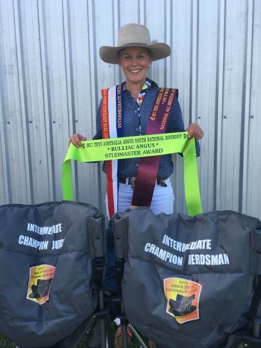 Hats off to Georgia Laurie for winning four awards, including two major ones, at the NAYR premier event for young beef cattle enthusiasts within Australia. 
