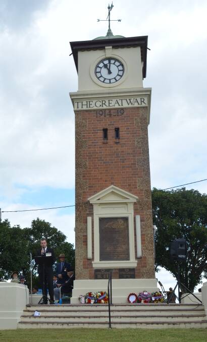 Gloucester Memorial Park Cenotaph Clock Tower is located in Gloucester Memorial Park on Hume Street.