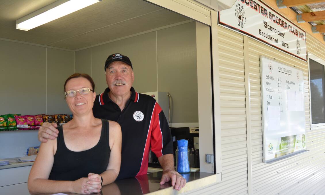 What an achievement: Trudy Schultz and John Hughes are enjoying the new clubhouse that was 40 years in the making. Picture: Anne Keen