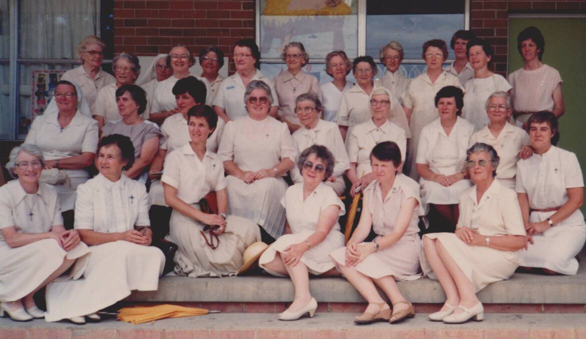 Sunday December 6, 1987: The official farewell to the sisters - some of them had been teachers at the school over the years. Photo supplied