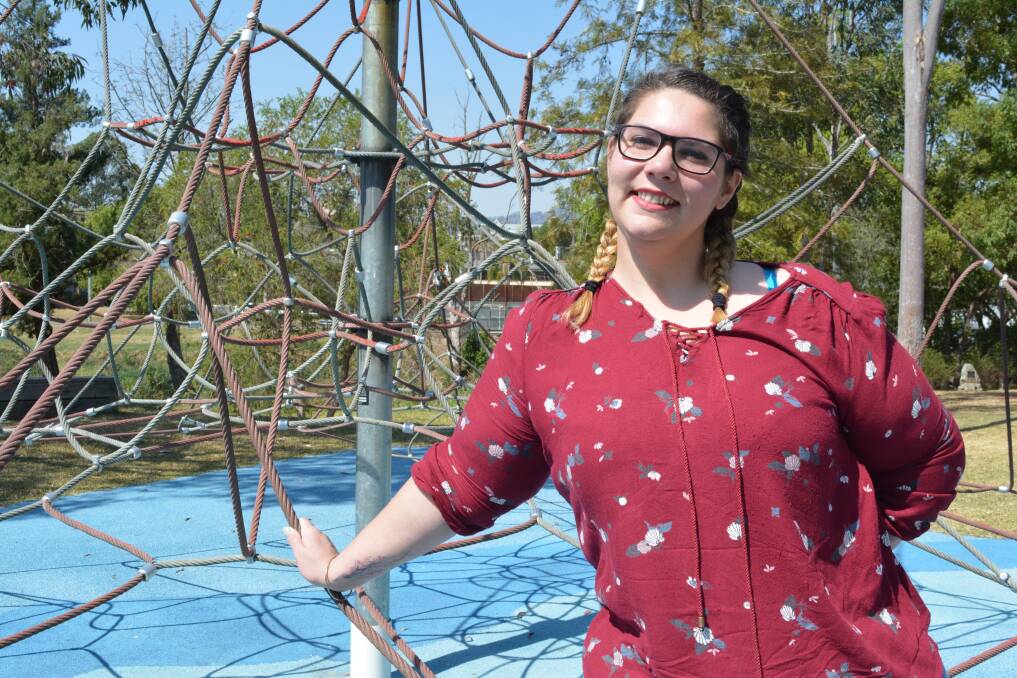 Changing the world: Jade Spencer is excited about learning ways to help people in rural communities, starting with Gloucester. Photo: Anne Keen