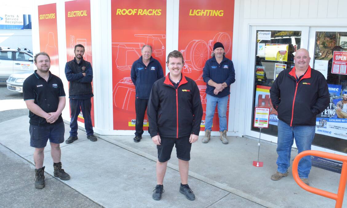 The staff at Gloucester's Valley Motors are like a family. Photo Anne Keen 