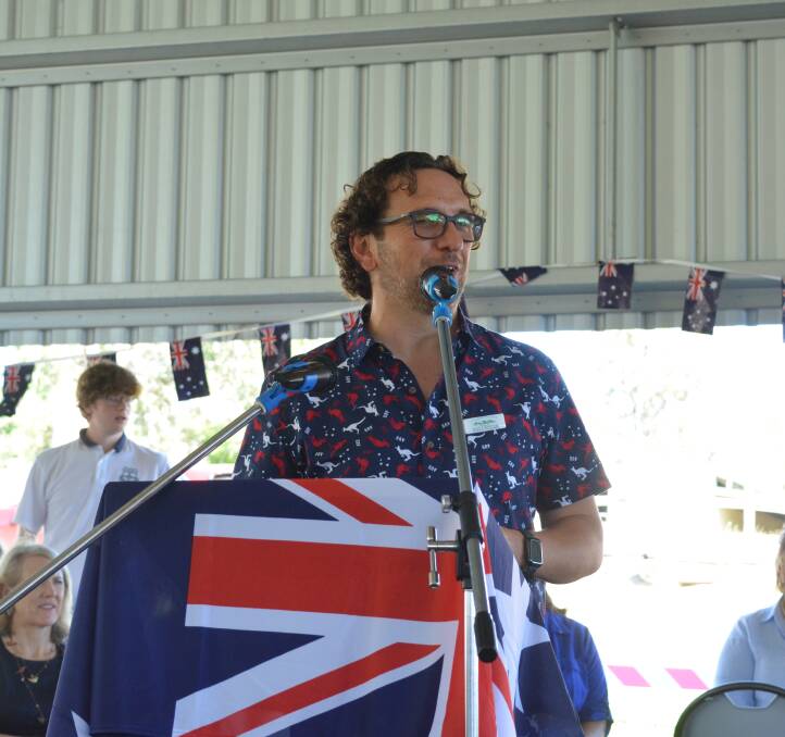 Luke Hester is the president of the Gloucester Australia Day committee.