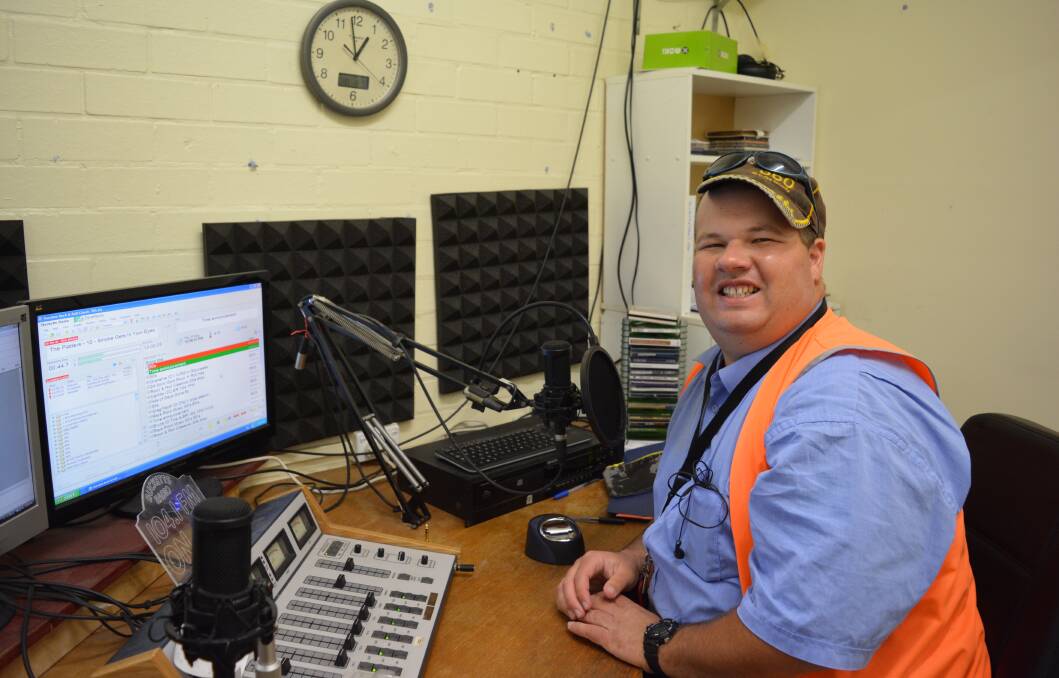  Daniel Gilfillan is just one of the regular volunteers to fill the Bucketts Radio airwaves. 