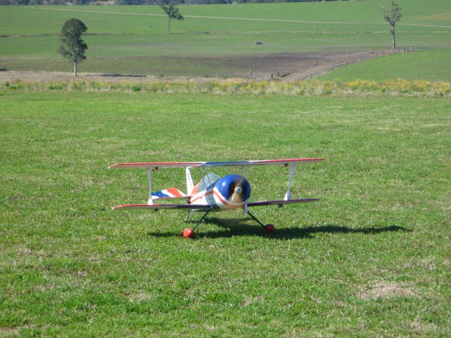 A model airplane at a past fly in. Photo supplied.