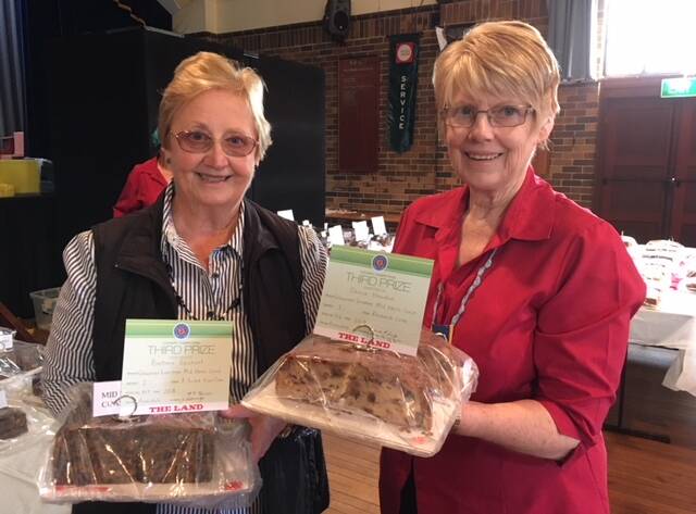 Barbara Reichert and Denise Hawdon with their award winning goodies. Photo supplied
