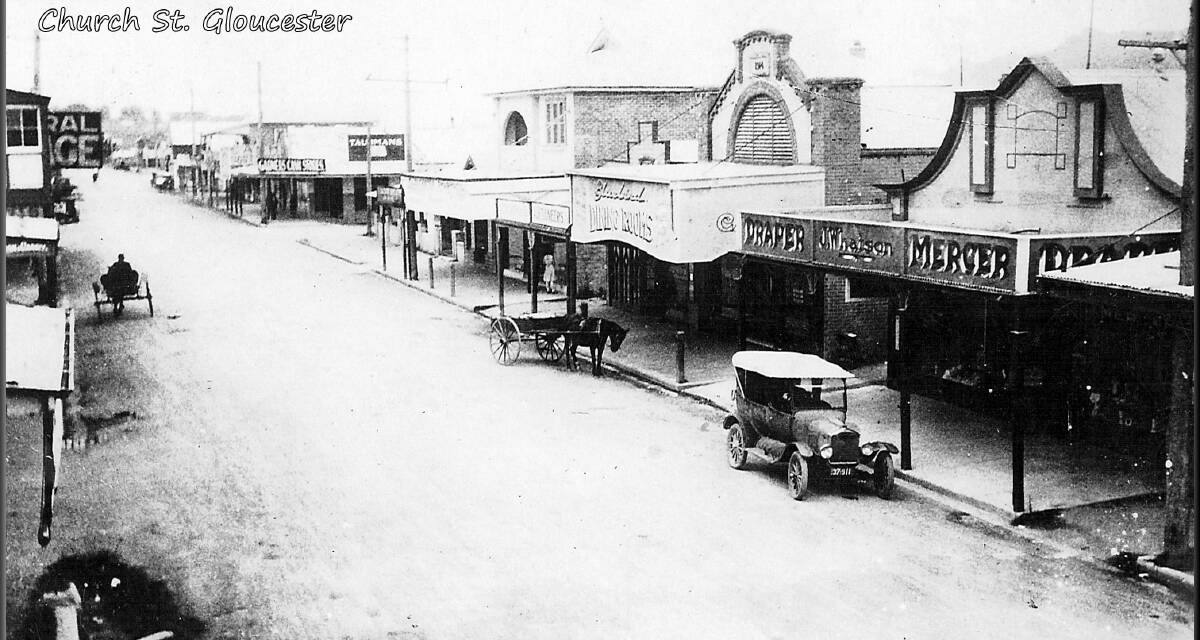 The beginning of Gloucester chamber: Gloucester's Church Street pictured sometime during 1927 to 1928. Photo courstey of  Gloucester District Historical Society