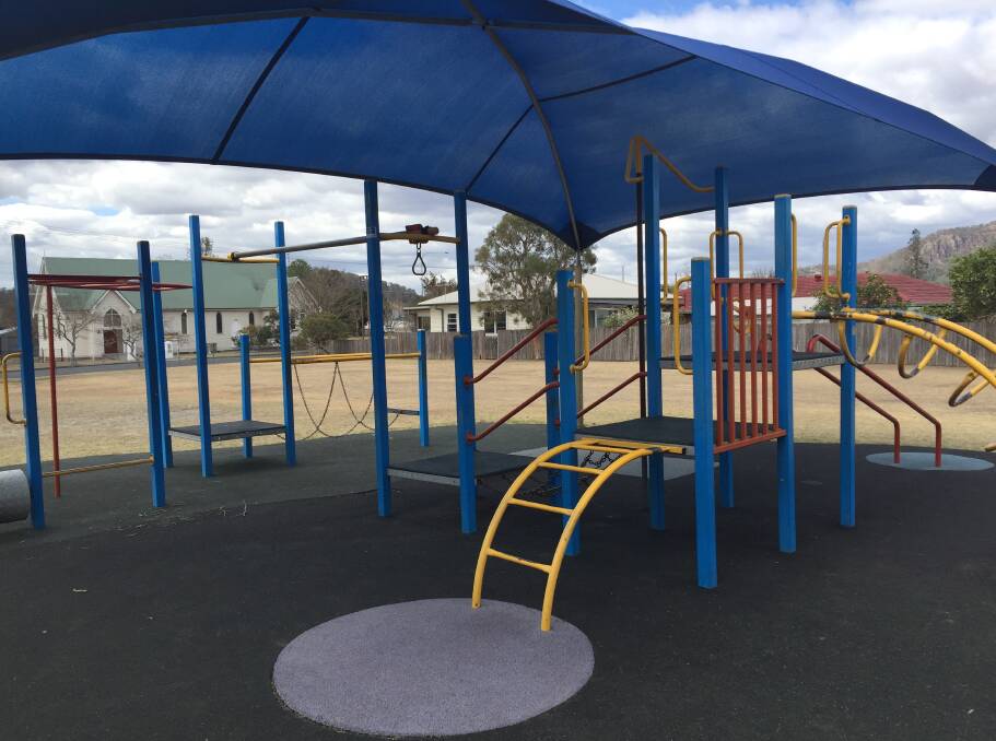 The P&C will be replacing the old infant's playground which is in dire need of updating for a more safe and modern play option for the students. Photo Anne Keen