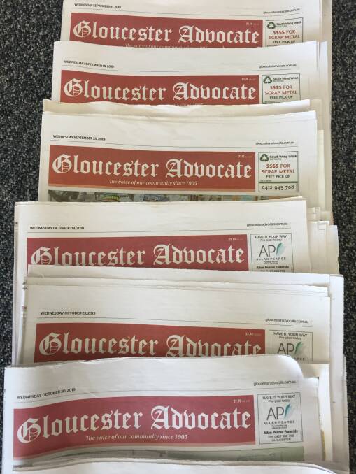 The Gloucester Advocate print edition will not be published on April 15.