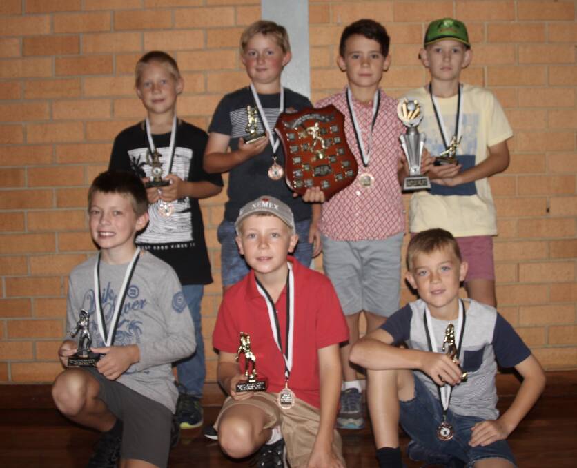 Level 1 award winners with their much deserved trophy. Photo supplied