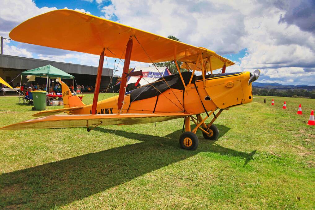 A Tiger Moth, circa 1920, is just one type of aircraft that has been known to fly in to Gloucester Aero Club's annual event. Photo Ross Pearson