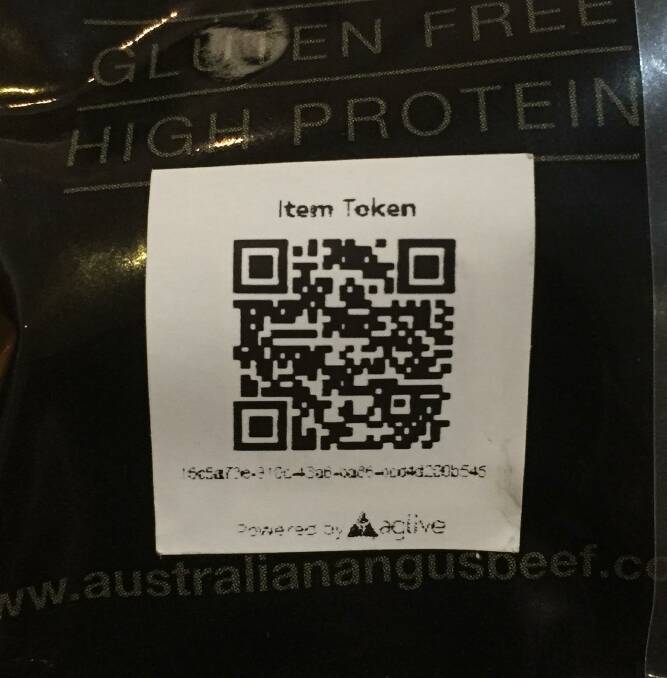 The unique Aglive 'smart labeling' looks very similar to a QR code and can be traced using a moblie phone.