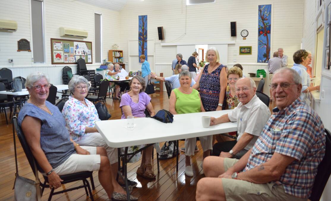 Returning Gloucester U3A members and a few new ones gathered for the first enrolment day of 2019 at the Gloucester Uniting Church. Photo Anne Keen