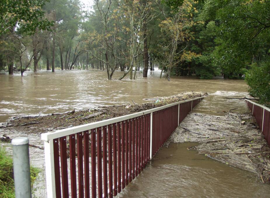 Photo during the Gloucester flood in 2005