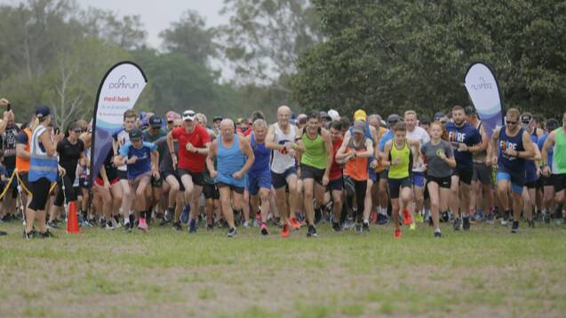 An estimated 500 runners took part in the inaugural event held at Gloucester District Park on Saturday January 25.