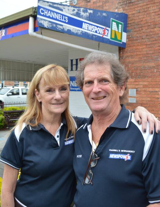 Handing over the keys: Marcia and Peter Channell say goodbye to a business that has been an integral part of their lives. Photo Anne Keen