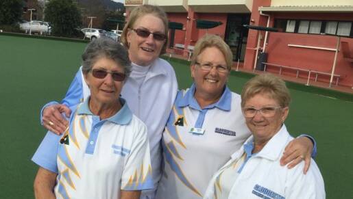 Ladies Fours: Pat West, Collen Atkins, Kerrie Green and Lorraine Ratcliffe. Photo supplied