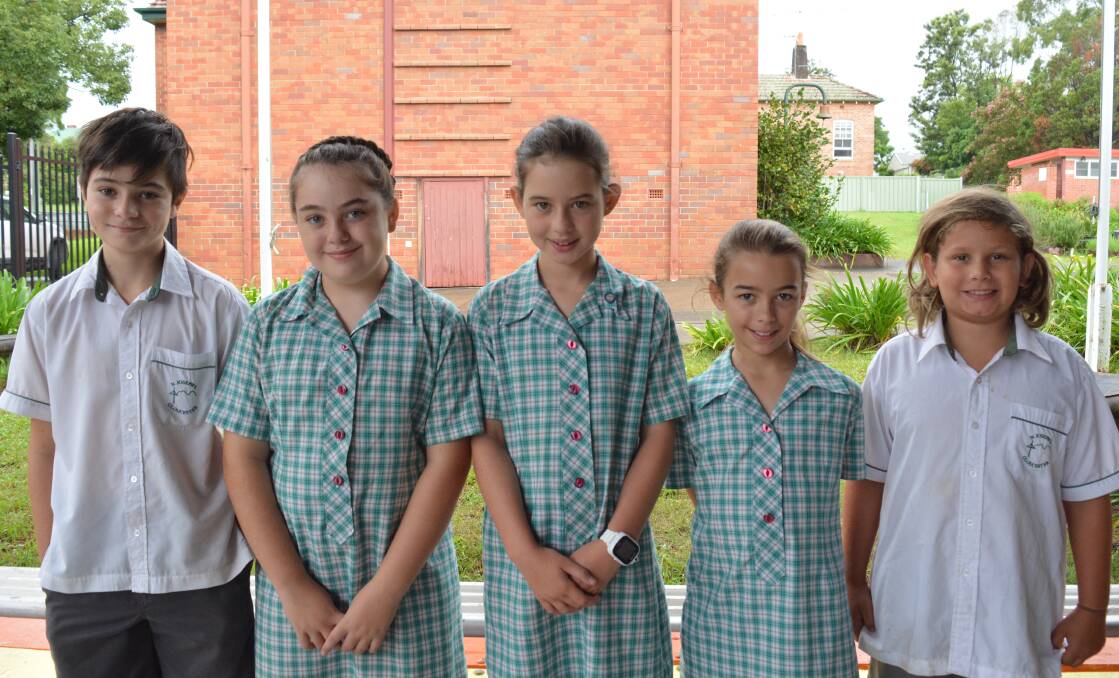 St Joey's swimmers Aiden Blanchard, Ruby Blanchard, Mia Barner, Xanthe Fenning and Rory Ashby all qualified for the Diocesan Swim Carnival. 