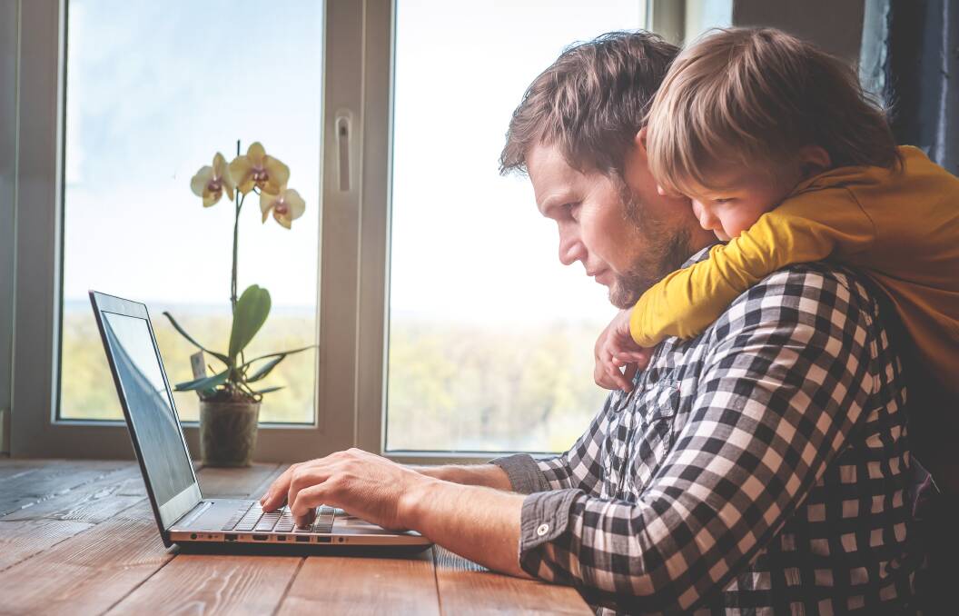 If you're organised, it can be relatively easy to work from home with the kids about. Picture: Shutterstock
