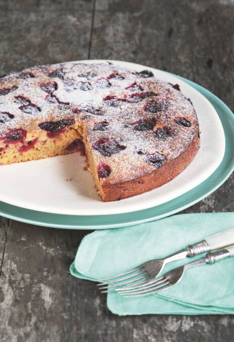 Raspberry cake. Picture: Supplied