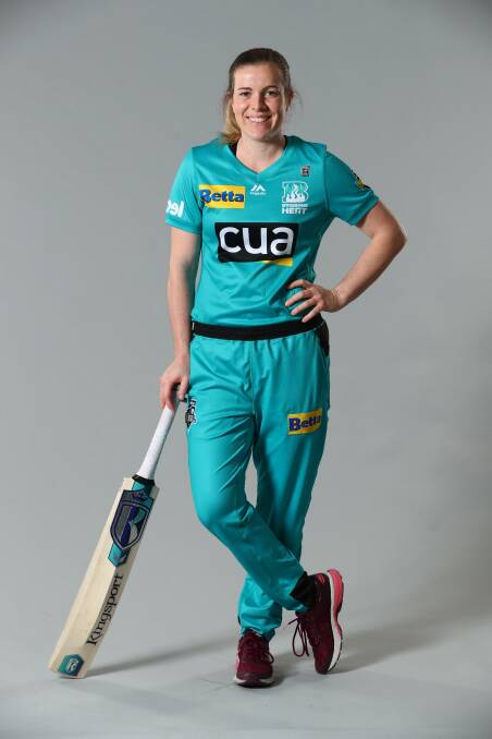 Busy Schedule: Georgia Redmayne is balancing life as a doctor and cricket player. Photo Brisbane Heat Media. 