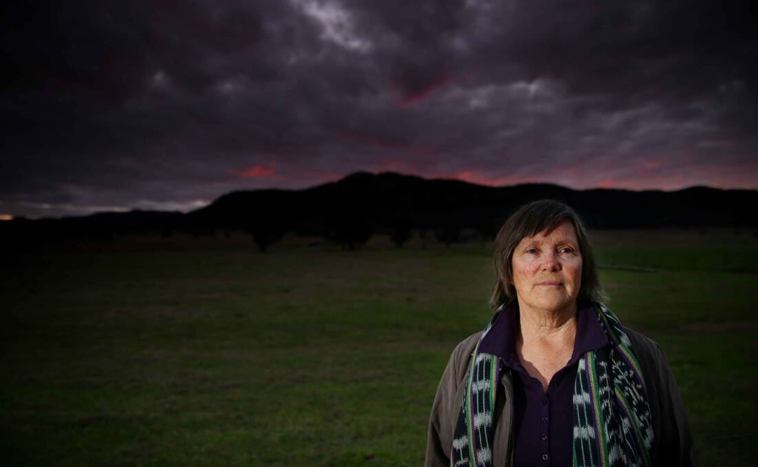 CHANGING LANDSCAPE: Wollar resident Bev Smiles has seen her community gradually bought out by mining giant Peabody Energy. Picture: Ryan Osland