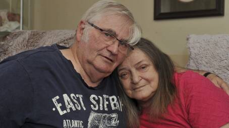 CONCERN: Murray and Sheryl Legro worry about calling ambulances for falls even though this is often the only safe option. Picture: Lachlan Bence