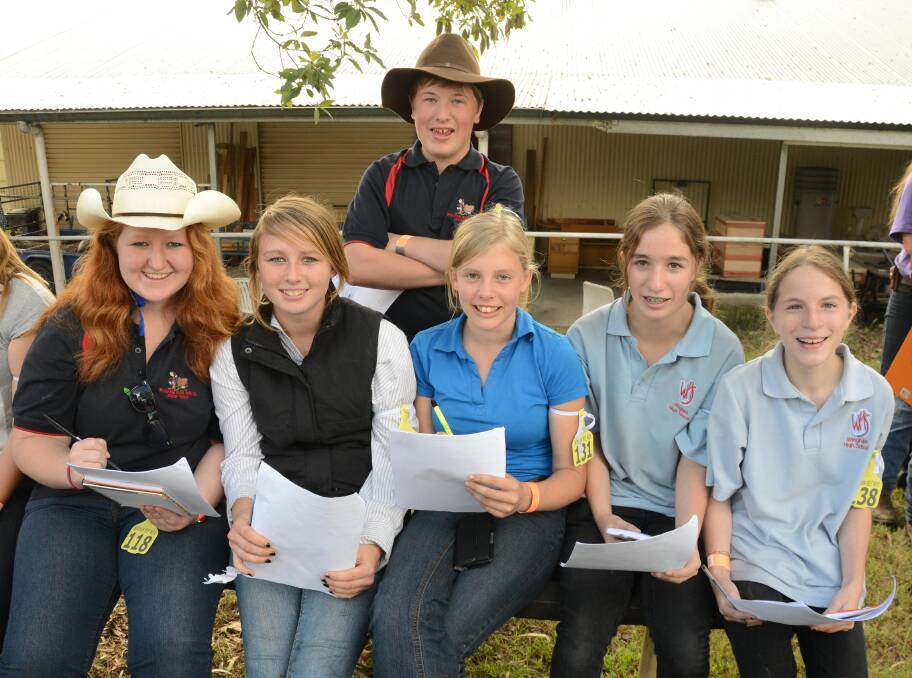 Unique experience: Wingham High School is the host school of the 31st Wingham Beef Week, a week-long learning experience for the beef industry. Beef Week is being held at Wingham Showgound this week until Friday.
