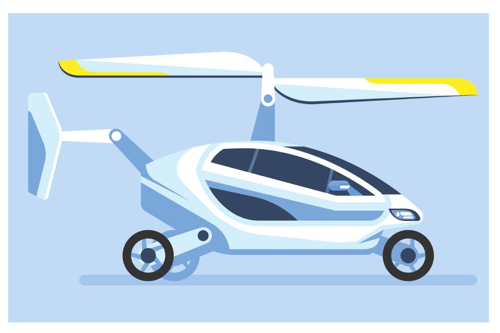 Just pi in the sky. Flying cars would cause more problems than they solve. Photo: Shutterstock.