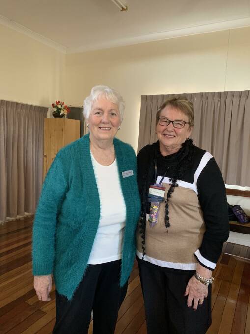 Gloucester VIEW Club members Joan Harwood and Marlene Merchant. Photo supplied.