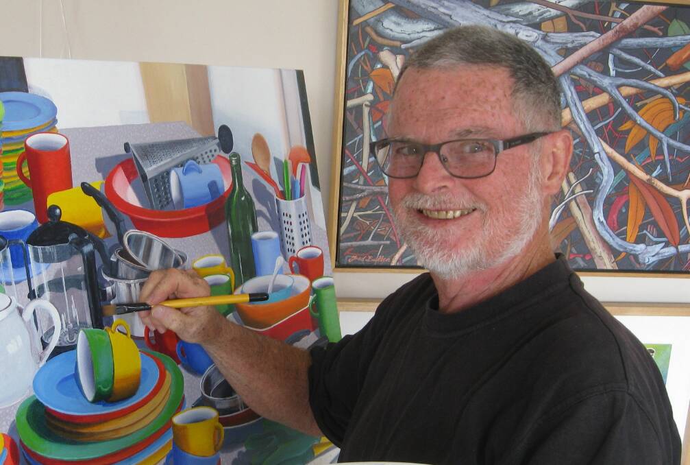 Colourful: Fred Bullen's art exhibition will open at the Gloucester Gallery soon.