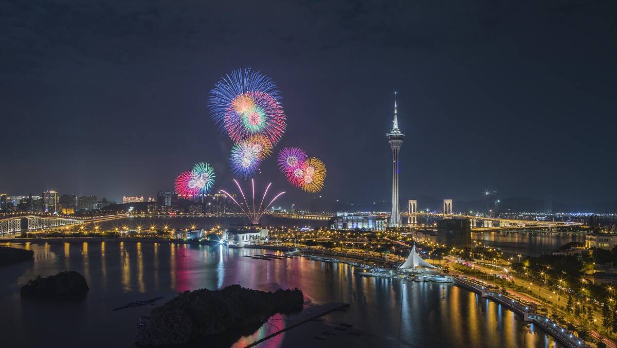Macao: Special fireworks this year. 