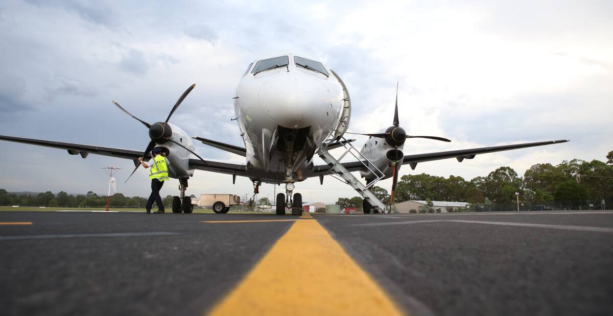 Regional Express operated flights from Taree Airport for more than 10 years.