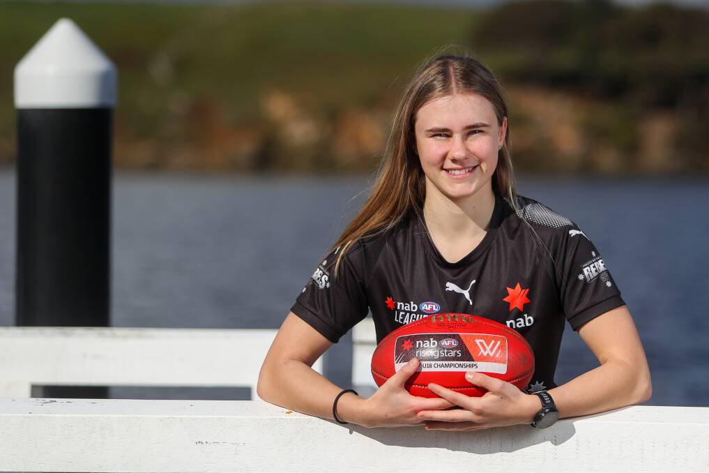 NEW HOME: Renee Saulitis is excited to start her AFLW journey after being drafted on Tuesday night. Picture: Morgan Hancock 