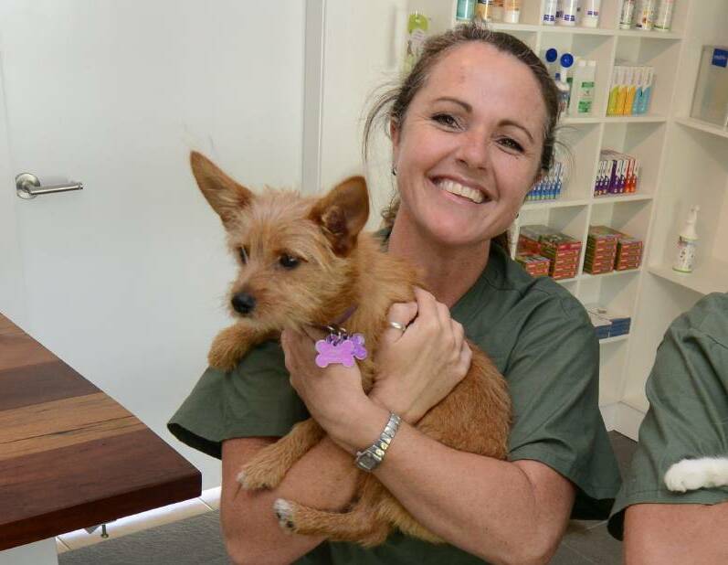 Sweet Pea Animal Hospital practice manager and veterinary nurse, Sam Blake.