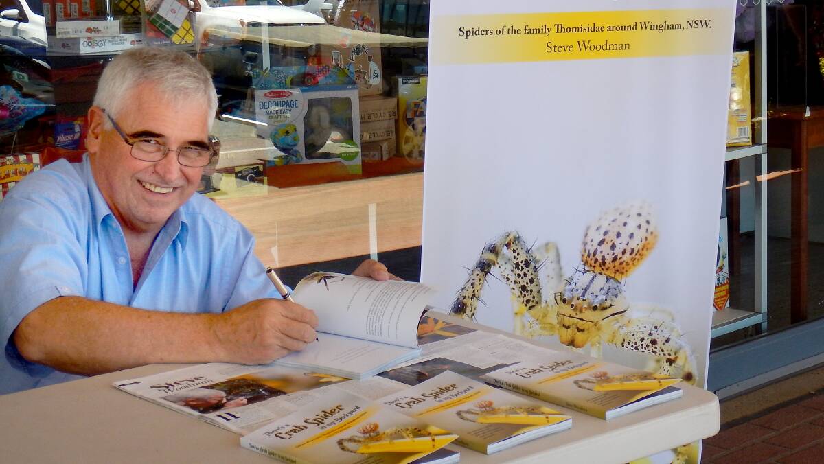 Book signings: Steve Woodman will be outside the Wingham Newsagency over the next three Saturday mornings signing copies of his book. Photo: supplied