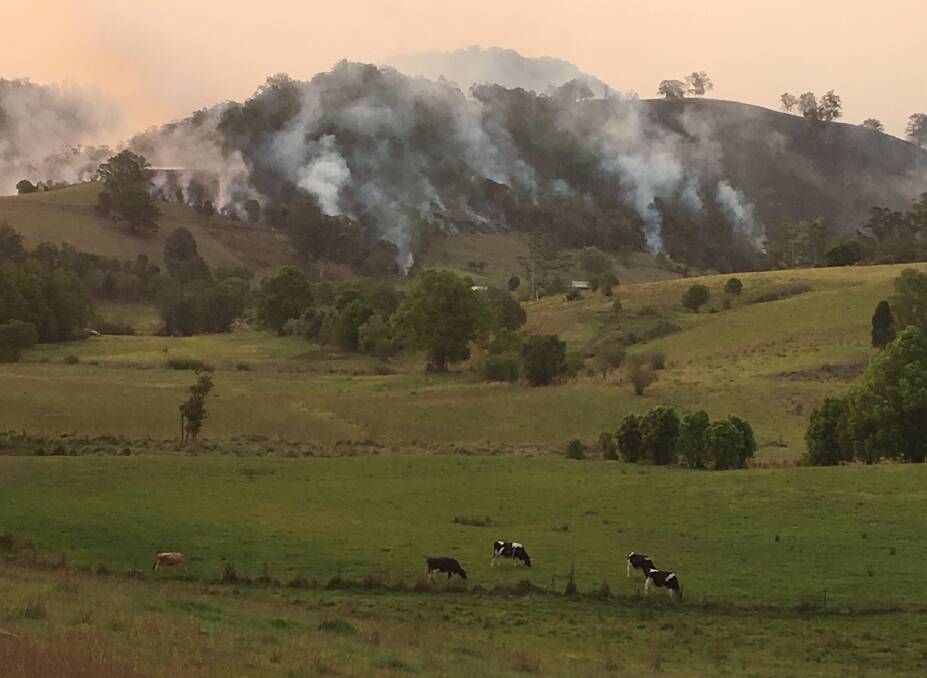 Fire at Killbakh. Photo by George Hoad