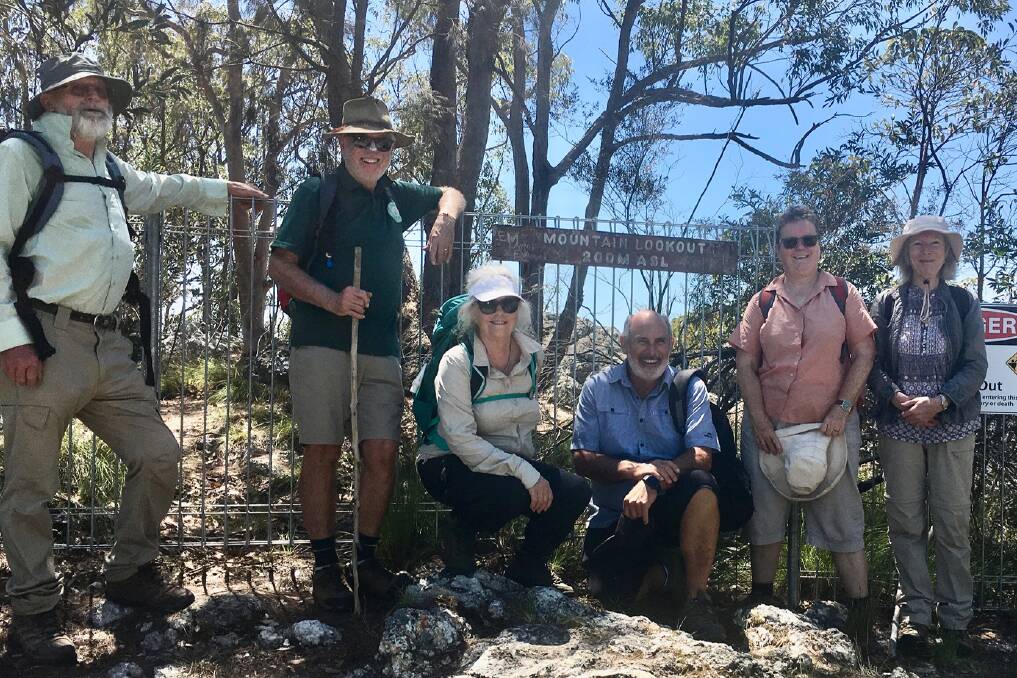 Gloucester Environment Group: At the lookout at Bulahdelah Mountain. Picture: supplied
