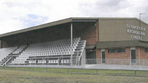 Conceptual design of grandstand at Gloucester District Park. The grandstand was made possible by finding from a previous round of the Stronger Country Communities funding. Image supplied
