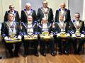 Gloucester Masons in full regalia. Photo supplied