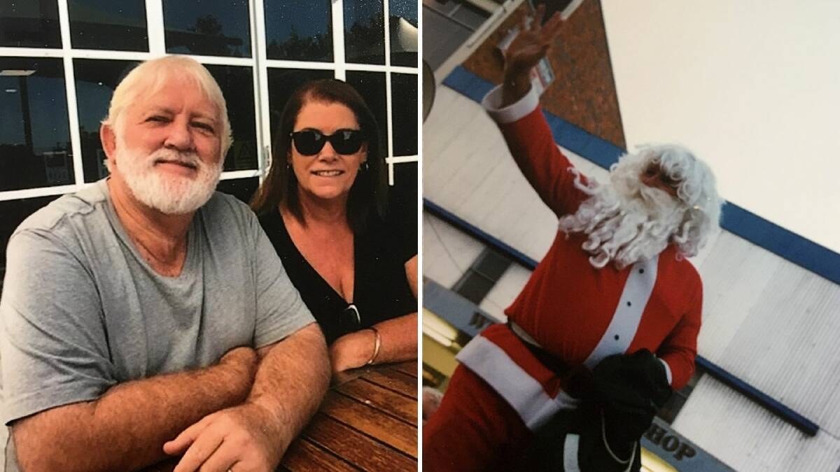 Greg and his wife, Glenys. The Wingham Street Carnival will never be the same without Greg's Santa. Photos supplied