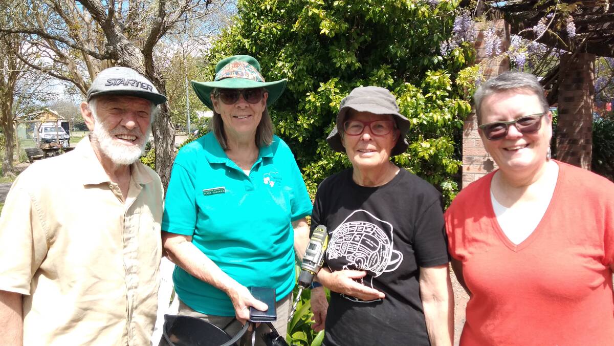 Members of the Gloucester Community Garden team Steve Robinson, Terri Hardwick, Pippa Robinson and Megan Dewsnap. Picture supplied