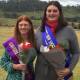Gloucester's AgShows NSW Young Woman of the Year entrants Brooke Turner and Paula Edwards. Photo supplied
