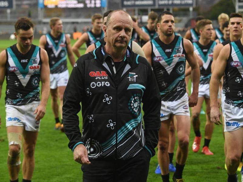 Port Adelaide coach Ken Hinkley admits his side's slow starts to AFL games is proving costly.