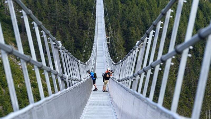 follow News Without Politics, Where is the world's longest suspension footbridge opening?