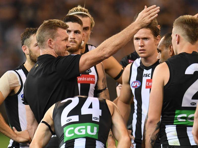 Magpies coach Nathan Buckley is demanding more grunt from his team when they play Richmond.