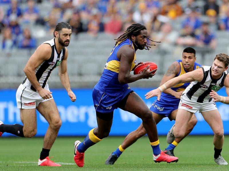 In-form West Coast AFL ruckman Nic Naitanui will be a key player when the Eagles take on Carlton.