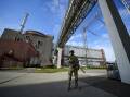 The UN has called for military activity around Ukraine's Zaporizhzhia nuclear power plant to cease. (AP PHOTO)