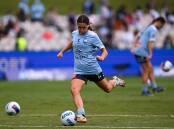 Sydney FC's Sarah Hunter scored Australia's first goal at the 2022 Under-20 World Cup. (James Gourley/AAP PHOTOS)